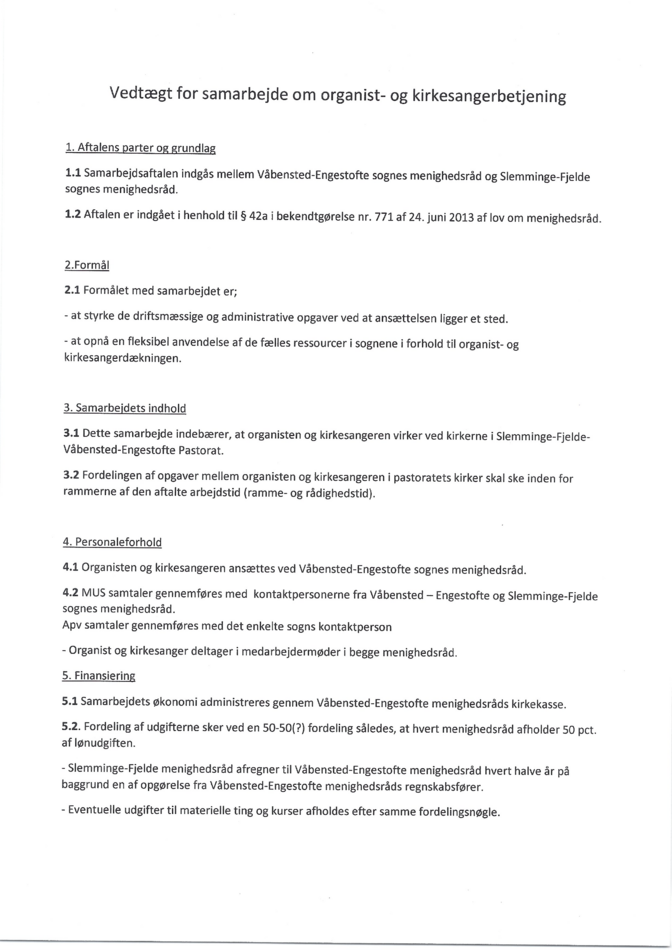 Samarbejdsaftale om organist - og kirkesangerbetjening Våbensted-Engestofte og Slemminge-Fjelde.pdf