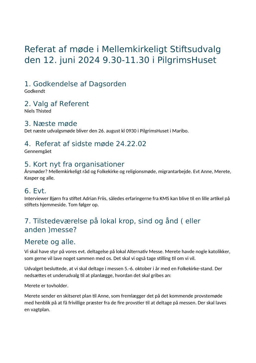 Referat Mellemkirkeligt Stiftudsvalg LOF 120624