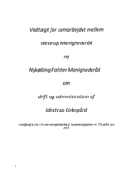 Samarbejdsaftalen mellem Idestrup og Nykøbing Falster menighedsråd om drift af Idestrup Kirkegård