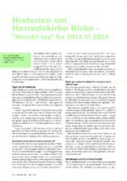 Historien om Herredskirke Kirke - ”Projekt tag” fra 2013 til 2024