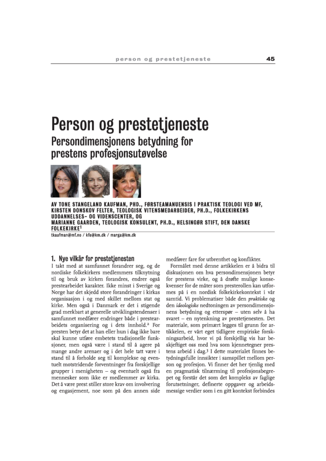 Person og prestetjeneste - persondimensjonens betydning for prestens profesjonsutøvelse.pdf