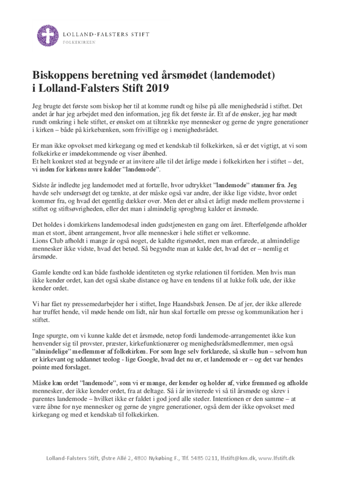 Biskoppens beretning landemode 2019.pdf