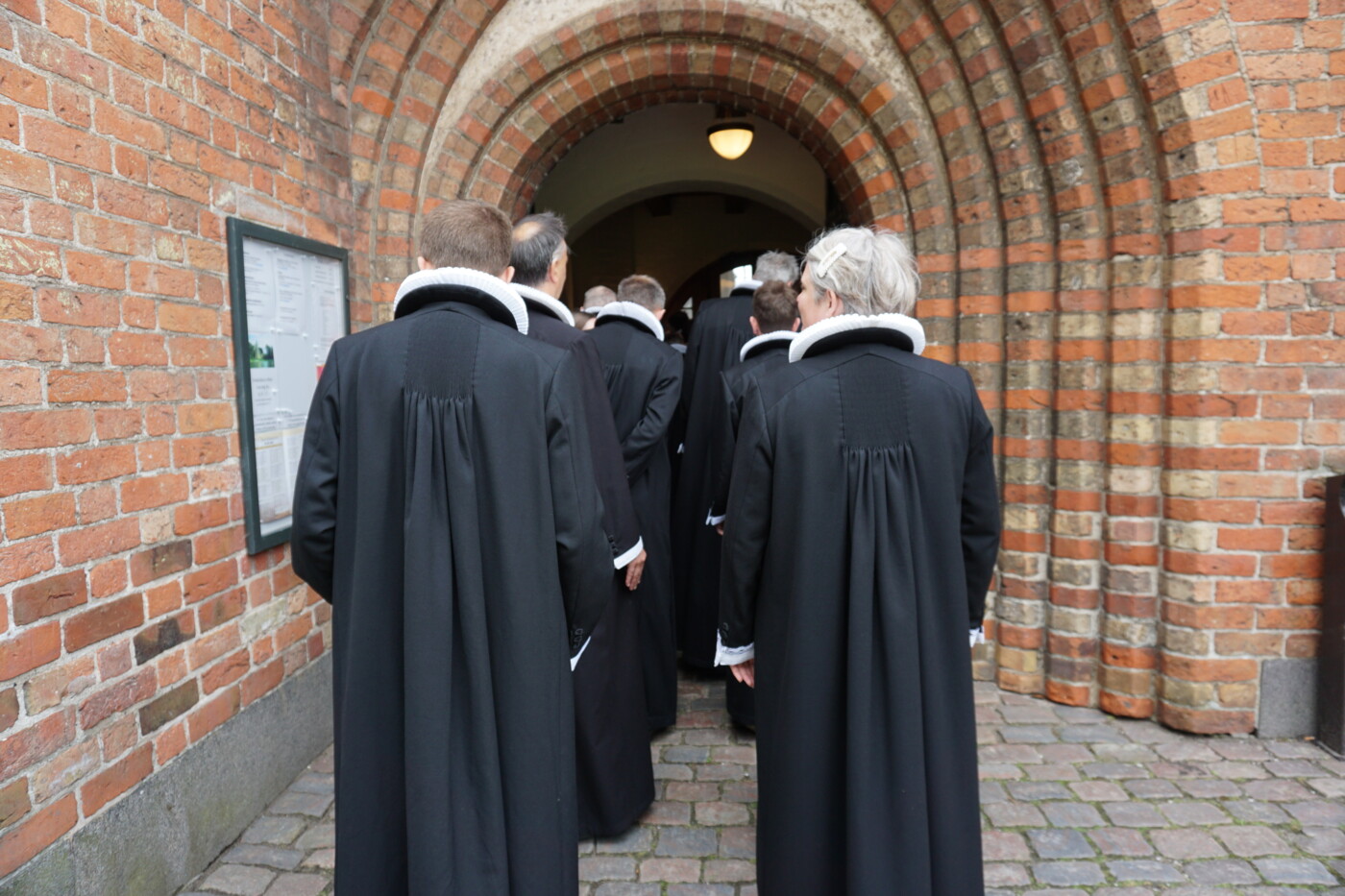 Præster i procession ved landemode 2019