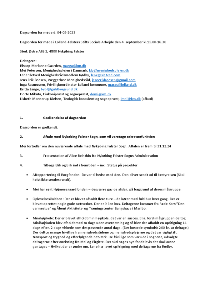 LFSA Møde september 2023