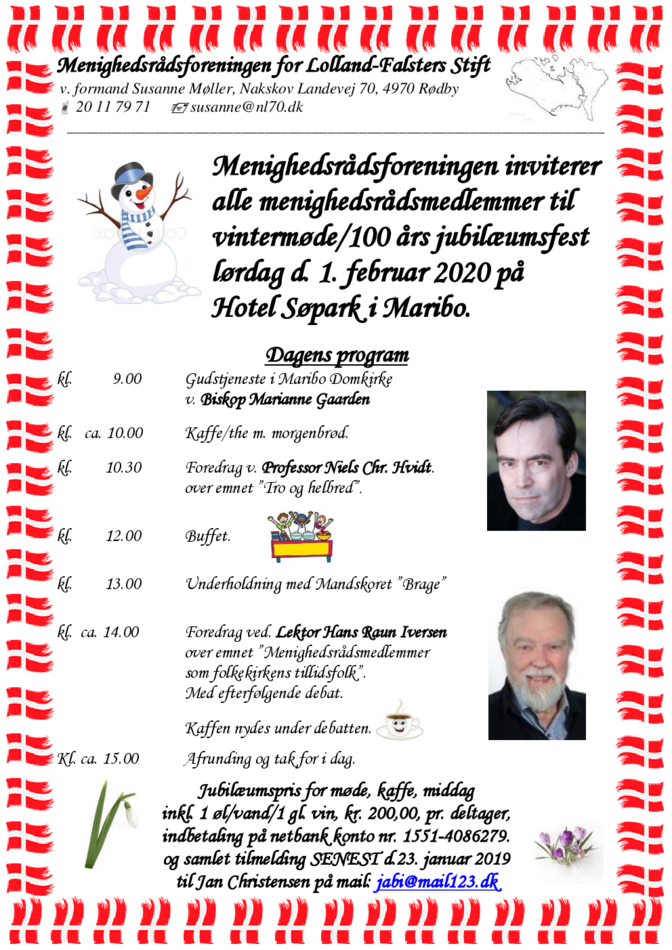 Menighedsrådsforeningens vintermøde 2020