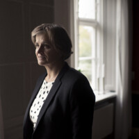 Marianne Gaarden i bispegården, Nykøbing F.