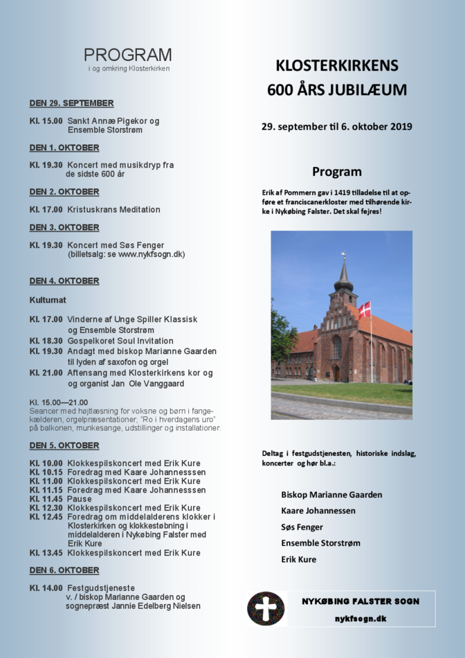 Klosterkirken 600 års jubilæum