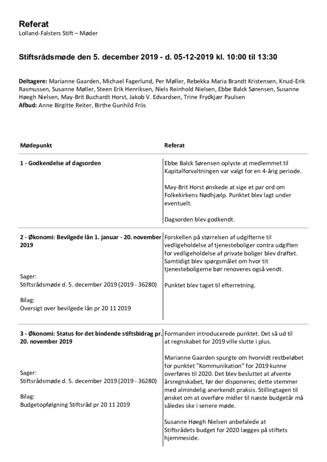 Stiftsrådsmøde den 5. december 2019 - referat.pdf