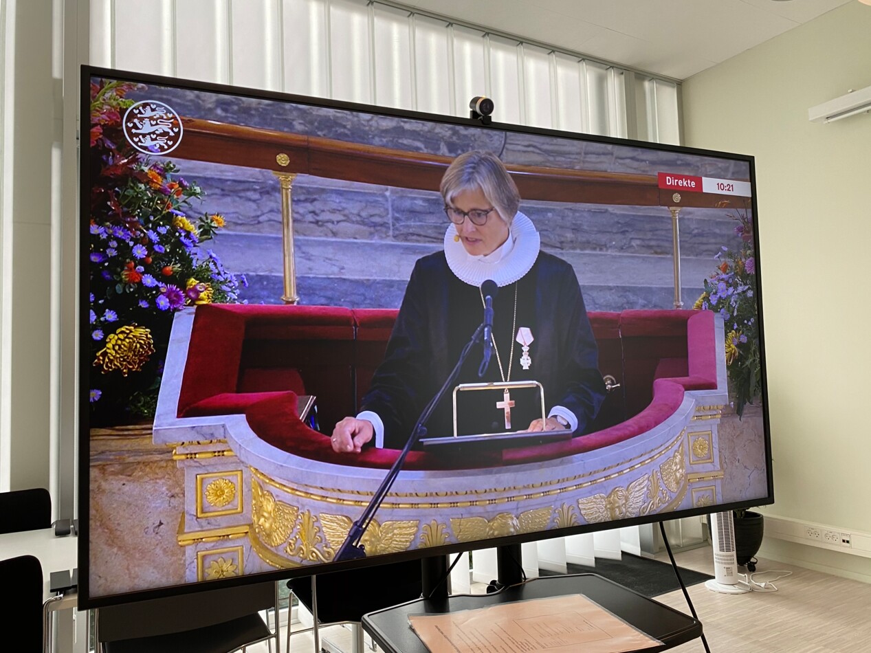 Marianne Gaarden prædiker ved Folketingets åbningsgudstjeneste.jpg