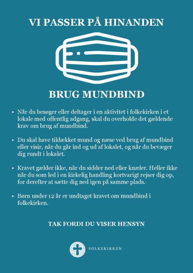 2020 oktober brug af mundbind 