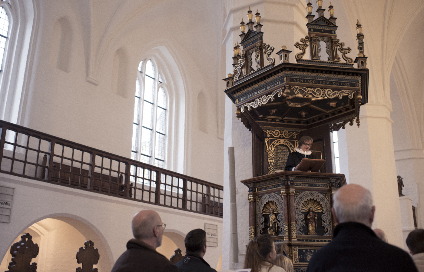 Marianne Gaarden prædiker i Maribo Domkirke