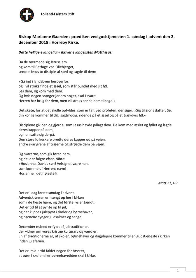 Prædiken den 02-12-2018 i Horreby Kirke.pdf
