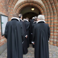 Præster i procession ved landemode 2019