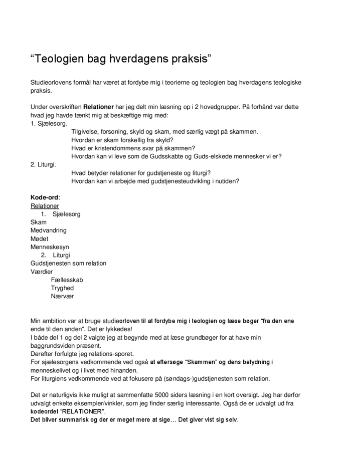 Studieorlovsrapport_Hanne_Lundsgaard_Teologien bag hverdagens praksis.pdf