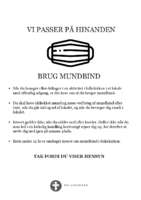 2020 oktober 1 brug af mundbind