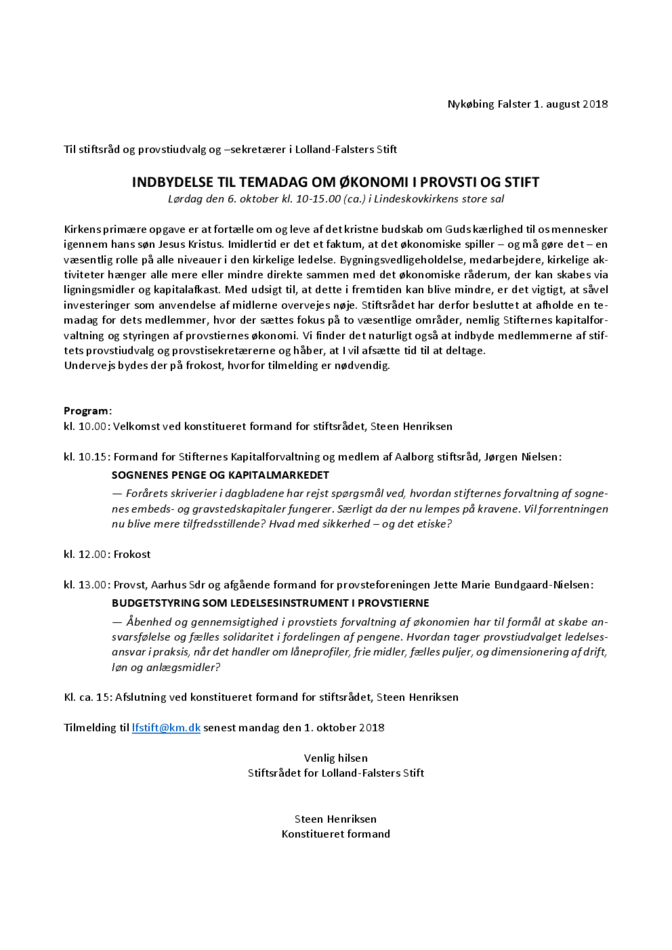 Indbydelse, temadag om økonomi for Stiftsråd og PU.pdf