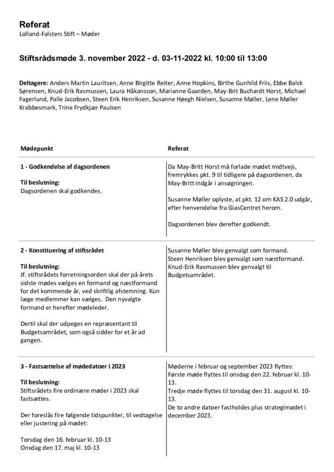 Stiftsrådsmøde 3. november 2022 - referat - ENDELIG.pdf