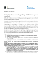 Retningslinjer for en ansvarlig genåbning af folkekirken og andre trossamfund