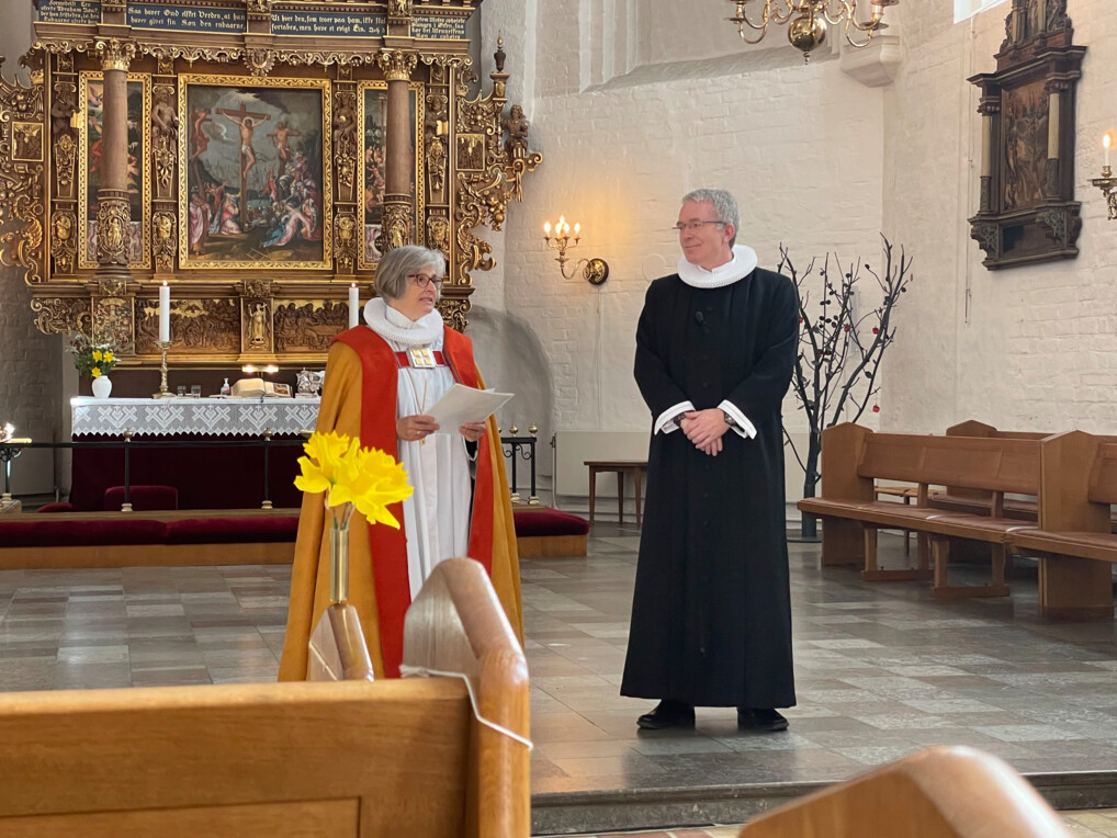 indsættelsen i Klosterkirken i Nykøbing Falster indsættelsen i Klosterkirken i Nykøbing Falster