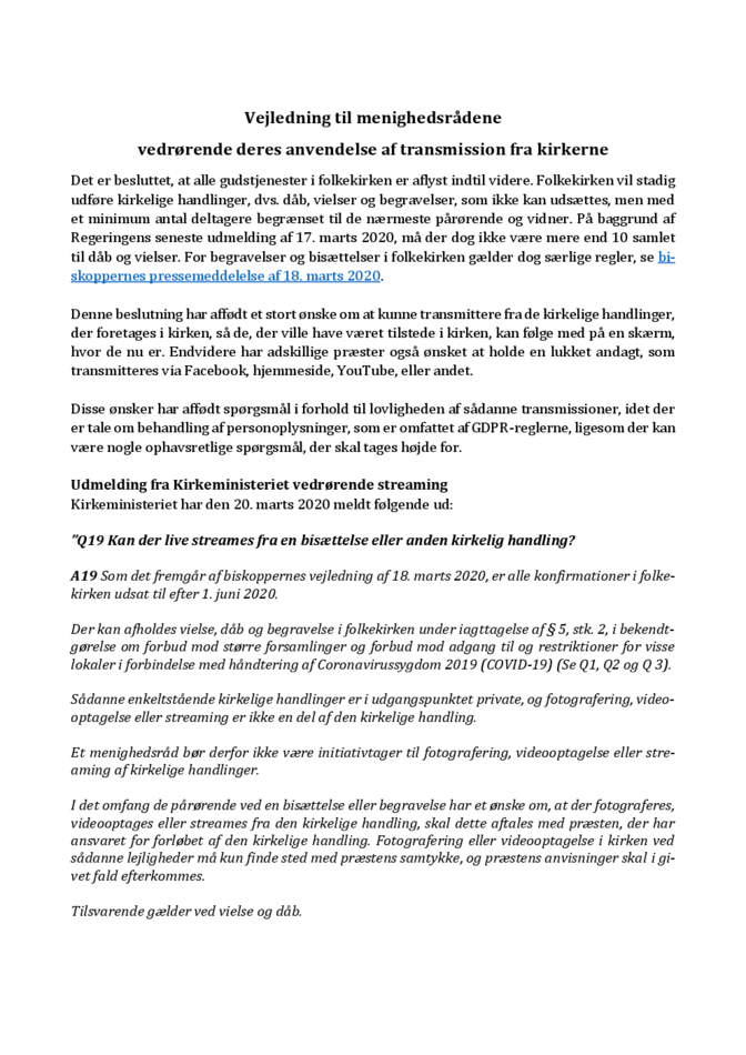 Vejledning vedrørende anvendelse af transmission fra kirkerne (streaming).pdf