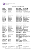 Gudstjenestelist 30-06-19